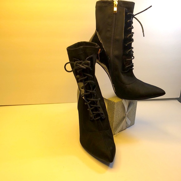 So Me Black ankle Boots - Picture 2 of 4